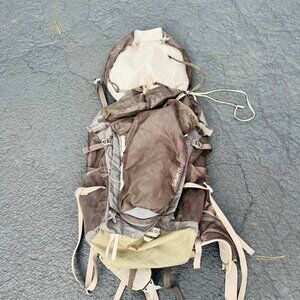 Gregory Savant 58 Backpack Unisex Large 58L Gray Hiking Camping Size Medium